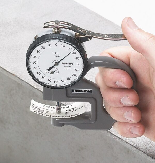 Testex Surface Profile Dial Thickness Gauge Microns » Abrasive Sand