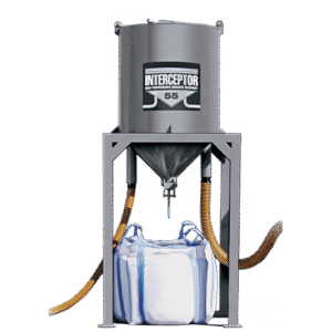 55 cuft Vacuum Interceptor Drop-out Hopper