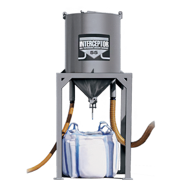 55 cuft Vacuum Interceptor Drop-out Hopper