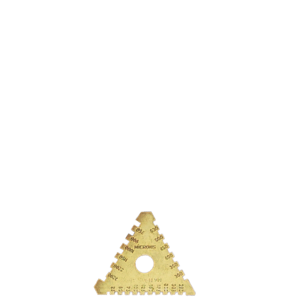 Triangular Wet Film Thickness Gauge (Brass)