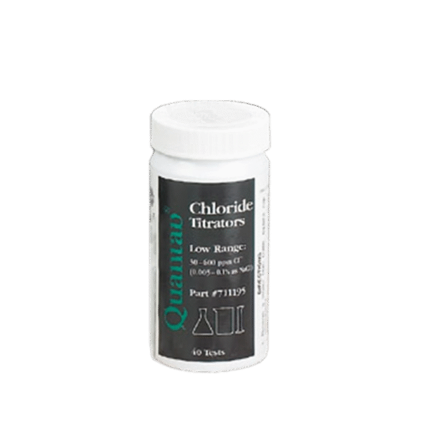 Replacement SCAT Chloride Ion Titration Strips - Bottle of 40