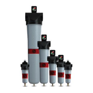 Compressed air filtration range