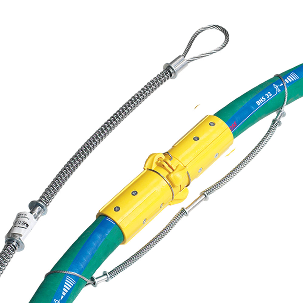 Safety Whipcheck for Hose Connections
