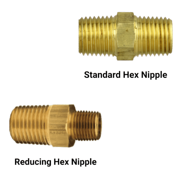 Standard and Reducing Hex Nipples