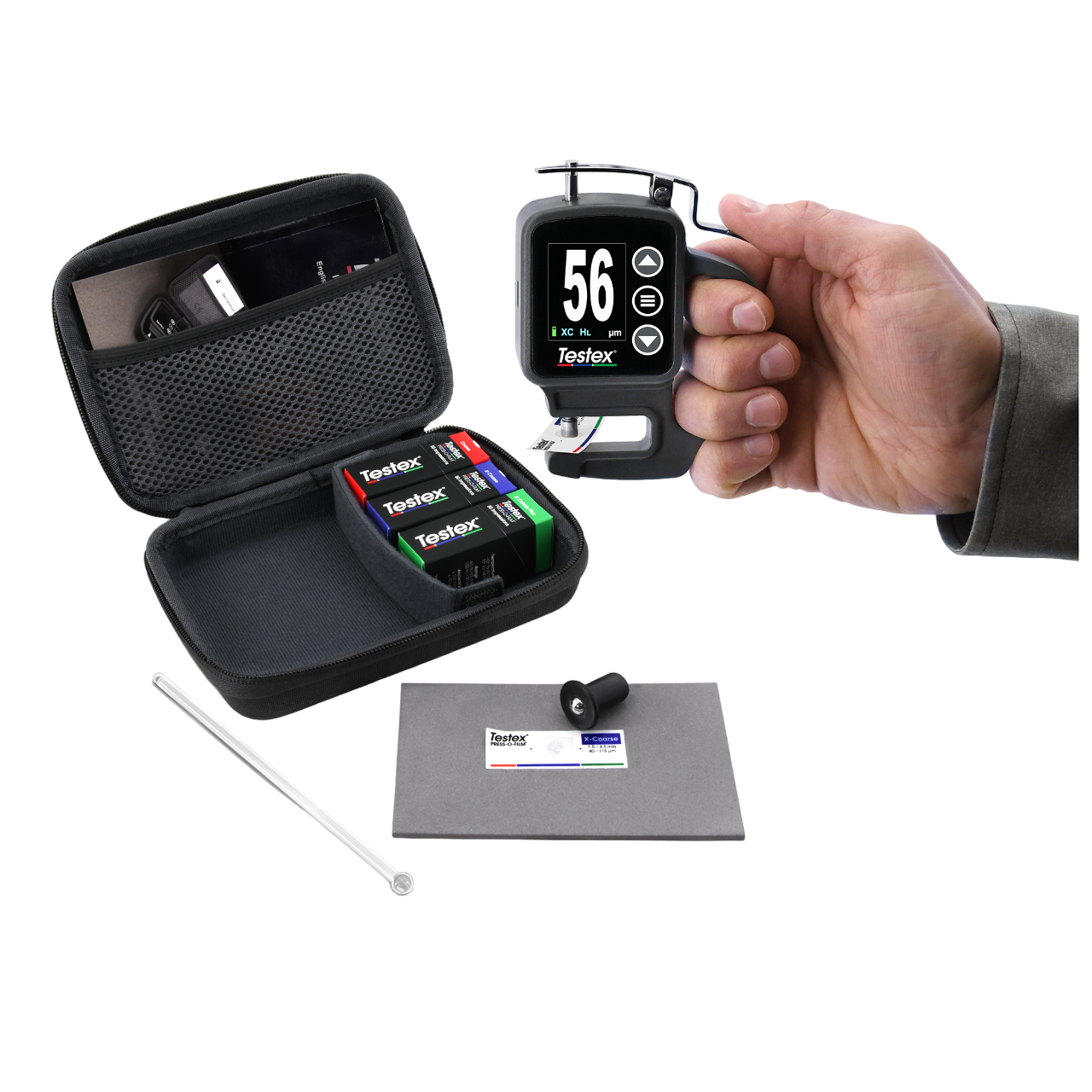 DeFelsko® Testex Micrometer Dial Thickness Gages | Precision Surface ...