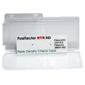 PosiTector RTR Peak Density Check Tape