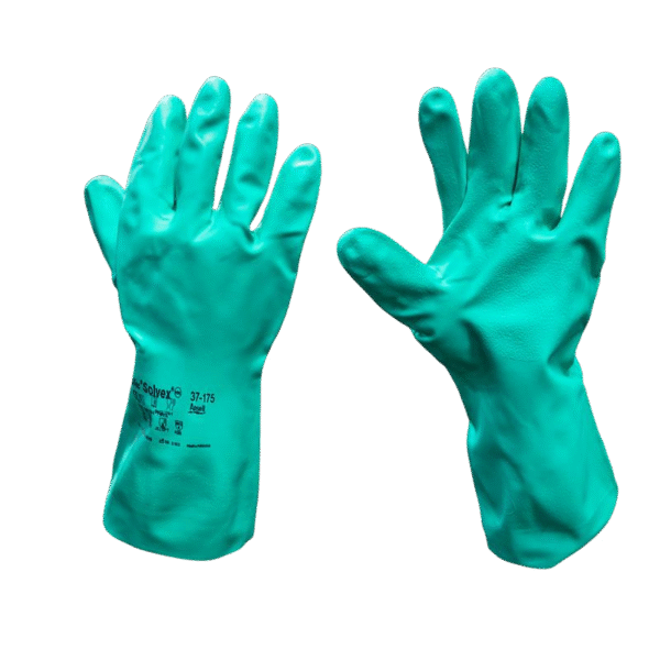 Solvex / AlphaTec 37-175 Flock-Lined nitrile gloves